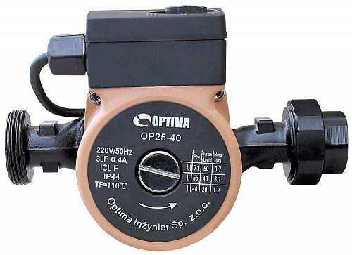 Циркуляционный насос Optima OP32-120  220 mm+гайки,+кабель с вилкой